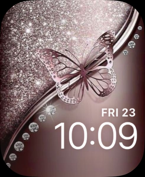 Rose Gold Butterfly