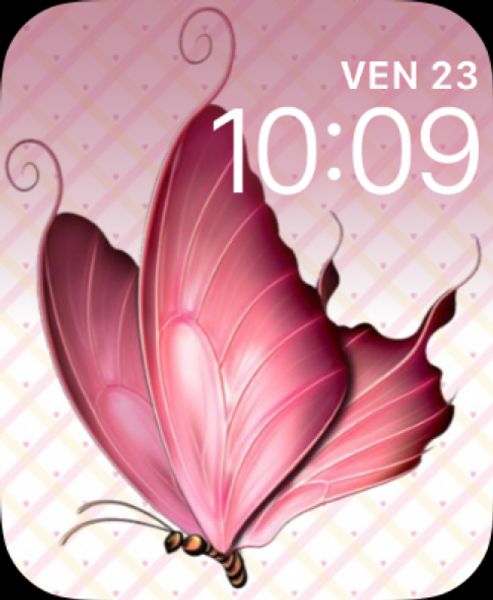 Butterfly pink