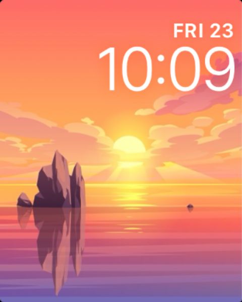 Cool sunset