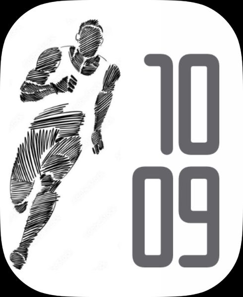 Running athlete