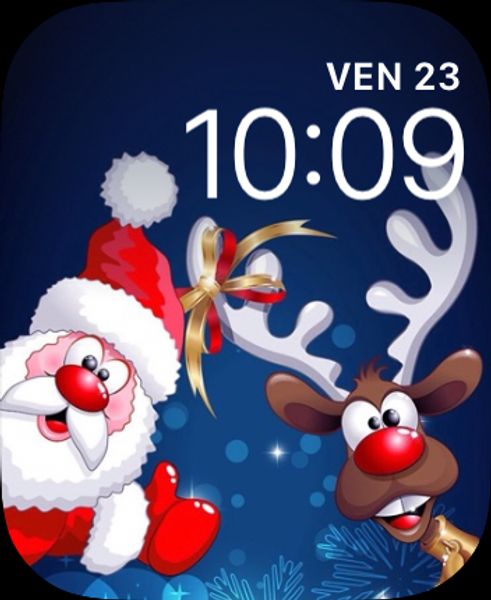Santa & reindeer