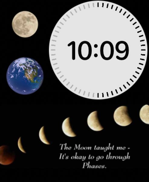 The moon