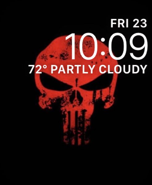 Punisher Skull - Red