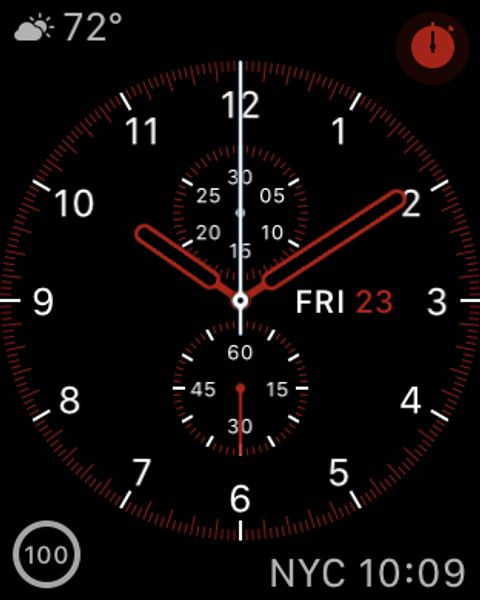 Redline Designs Chronograph