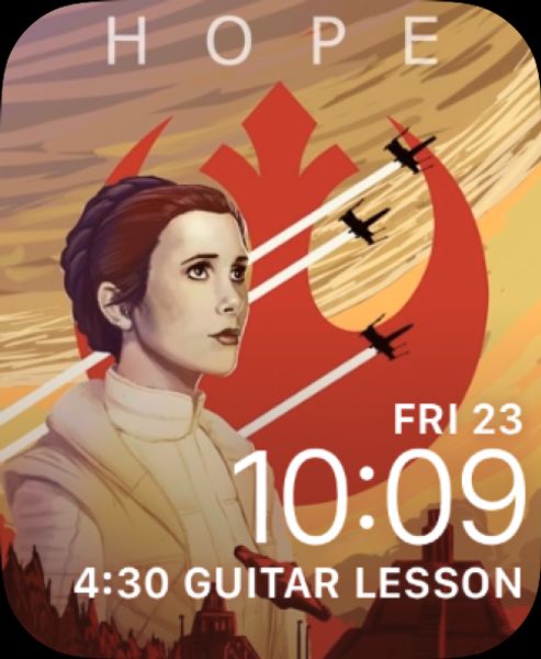 Princess Leia Rebellion Hope