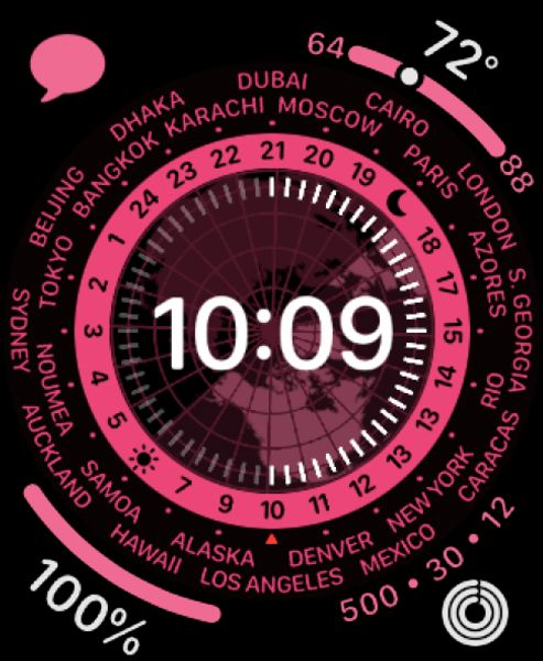 World Time Pink