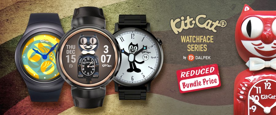 KitCat Collection watch face collection