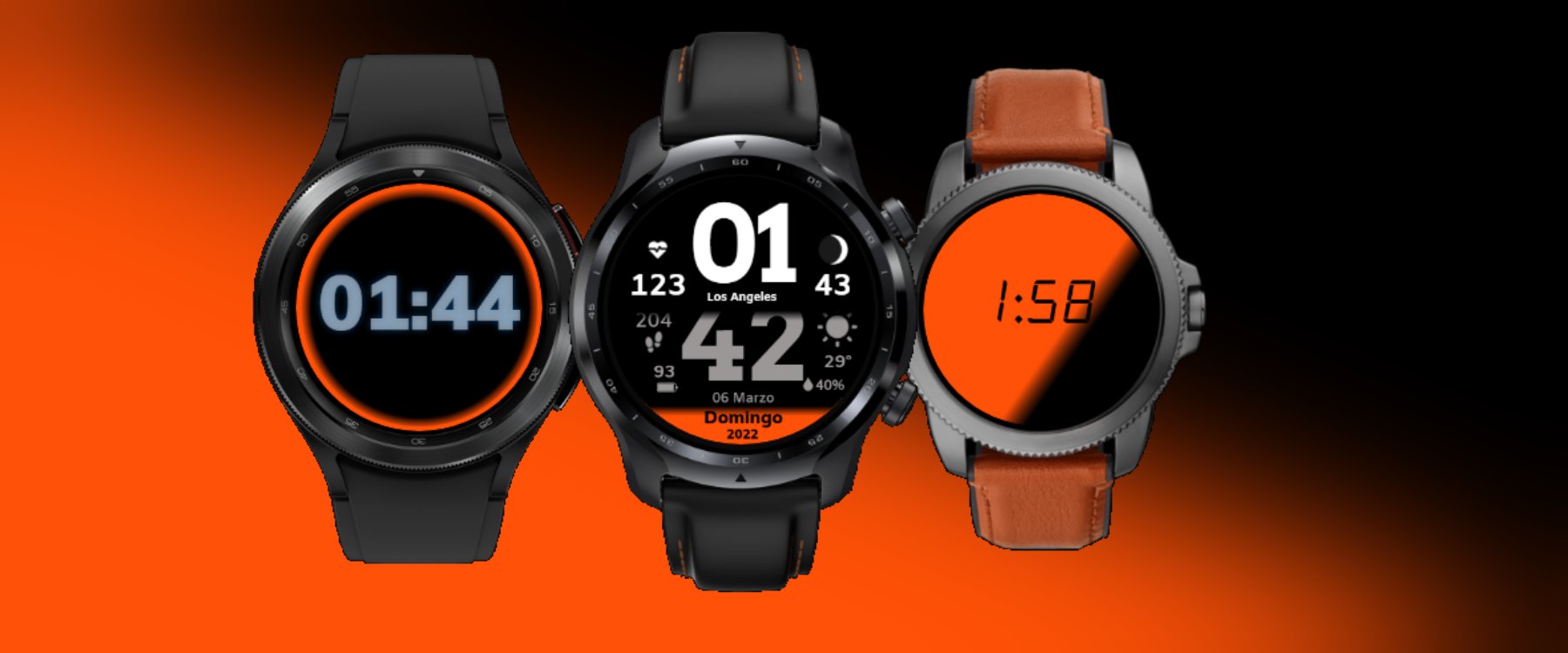 Blorange watch face collection